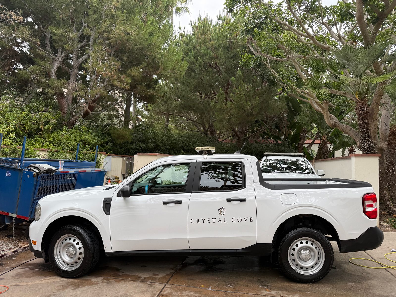 Detailed white pickup truck
